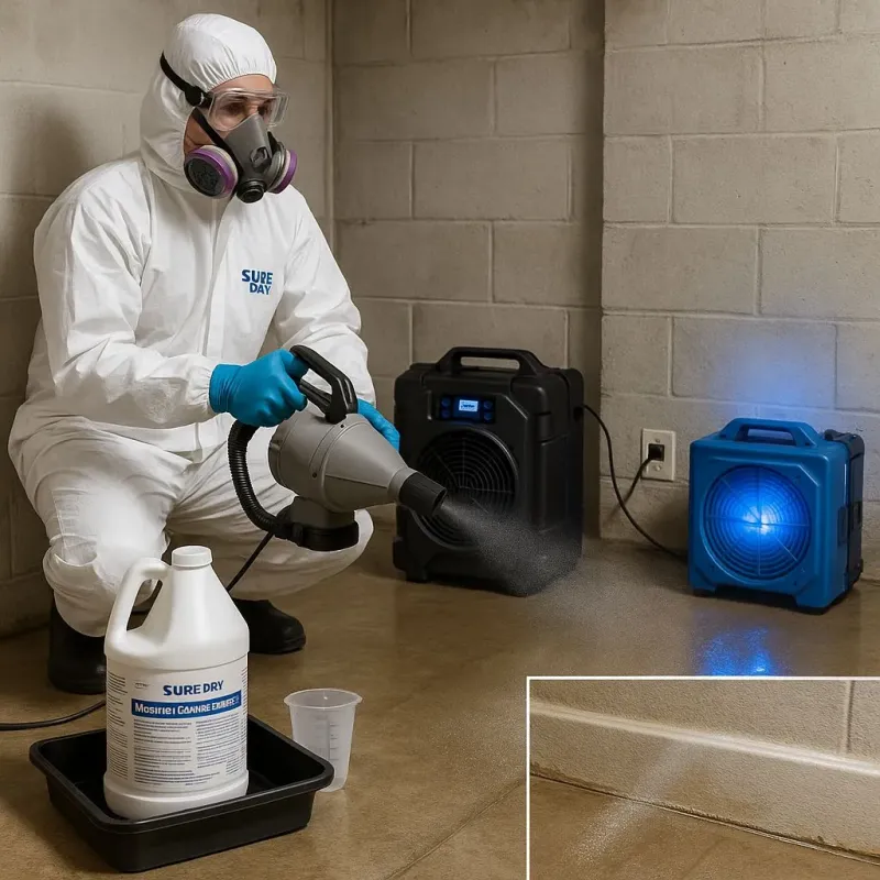 Sanitization and Odor Removal process in Warren County, VA